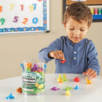 Back in Time Dinosaur Counters | 72 Pcs Math Counting & Sorting Educational Toy