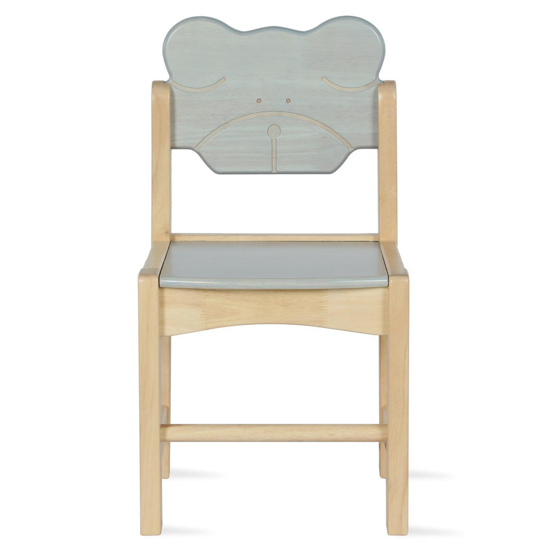 Wooden Animal Chair for Kids | Elephant Bear Panda Solid Beechwood Seating