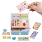 My Cash Register Toy for Kids | Pretend Play Supermarket Checkout Set with Scanner & Calculator