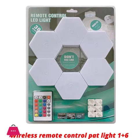 Bright Autism Tap Tap LED Lights 6 Pc | Sensory Wall Light Tiles for Kids