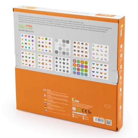Wooden Memory Game Kids | Educational Matching & Concentration Toy