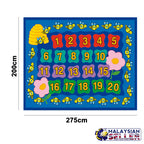 Bees Alphabet & Numbers Play Mat Kids | Educational Learning Floor Mat