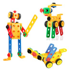 Construction Engineering Building Blocks 101 Pcs | STEM Educational Construction Toy Set for Kids
