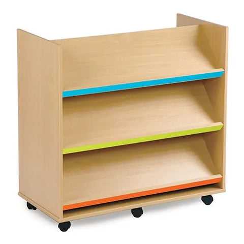 Bubblegum Library Book Trolley