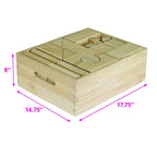 Building Shape Blocks | Wooden Montessori Construction Blocks for Kids 3+ Years