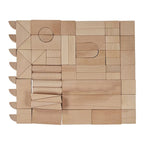 Building Shape Blocks | Wooden Montessori Construction Blocks for Kids 3+ Years
