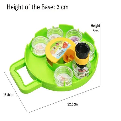Field Microscope Insect Bug Collection and View Box Magnifying Glass