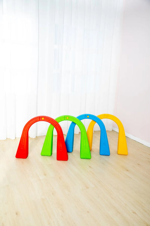 Children Plastic Drill Cave Set (8 Pcs) | Kids Playground Tunnel Obstacle Play Toy