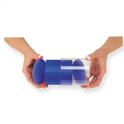 Folding Plastic Geometric Shapes Set (8 PCS) | 2D & 3D Math Learning Toy for Kids