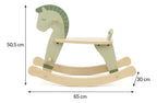 Wooden Rocking Horse Kids Toy | Classic Ride-On Balance Toy for Toddlers