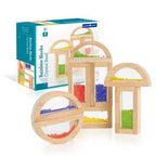 Rainbow Blocks Crystal Beads | Kids Wooden Sensory Building Blocks Set