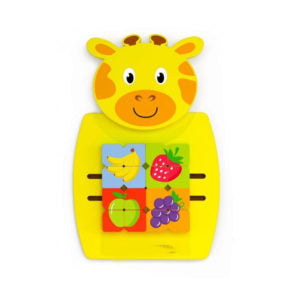 Wall Toys Set of 3 Animal Panels | Educational Sensory Activity Wall Toys for Kids
