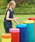 Rainbow Sambas Outdoor Drums | Musical Playground Equipment for Kids
