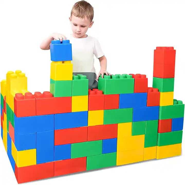 Jumbo Blocks 90 Pcs | Large Construction Building Blocks for Kids
