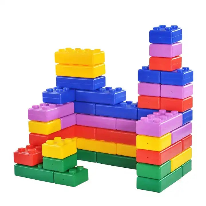 Happy Building Blocks 45 Pcs | Kids Large Jumbo Construction STEM Toy Set