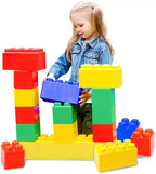 Giant Hollow Blocks 45 pcs | Kids Large Building Construction Educational Toy Set