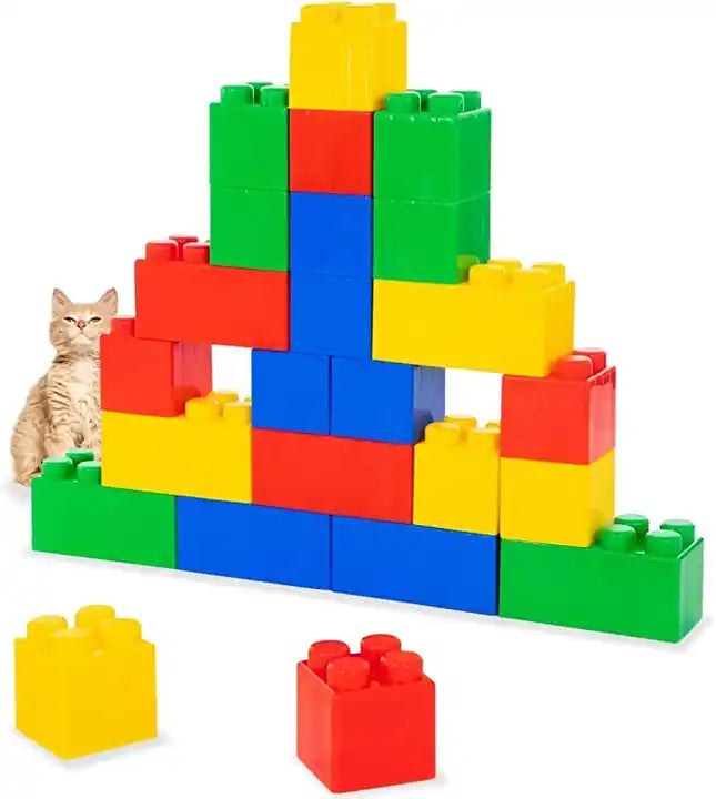 Jumbo Blocks 90 Pcs | Large Construction Building Blocks for Kids