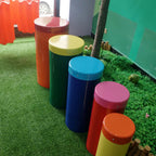 Rainbow Sambas Outdoor Drums | Musical Playground Equipment for Kids