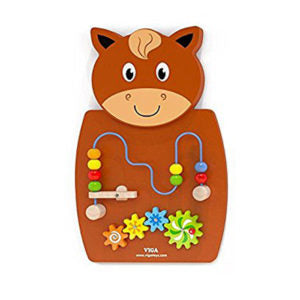 Wall Toys Set of 3 Animal Panels | Educational Sensory Activity Wall Toys for Kids