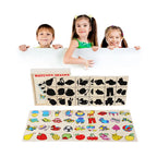 Matched Image Puzzle | Kids Wooden Matching & Memory Educational Toy Set