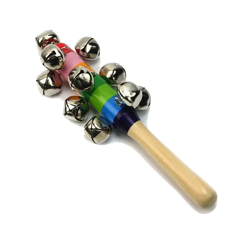 Jingle Stick Set (2 Pcs) | Kids Musical Bell Rhythm Instrument Toy