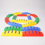 Wavy Tactile Path Set of 8 | Sensory Balance Path Stepping Toy for Kids