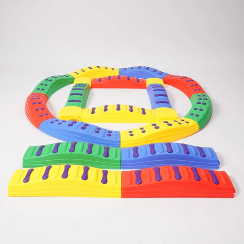 Wavy Tactile Path Set of 8