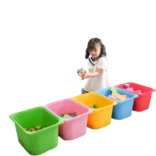 Trofast Storage Deep Tubs Set of 4 | Colorful Kids Toy Organizer Bins