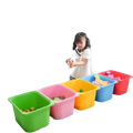 Trofast Storage Deep Tubs Set of 4 | Colorful Kids Toy Organizer Bins