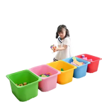 Trofast Storage Deep Tubs Set of 4 | Colorful Kids Toy Organizer Bins