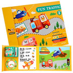 Magnetic Fun Traffic Puzzle | Kids Wooden Educational Road & Vehicle Learning Toy