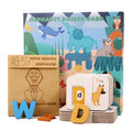 Alphabet Paired Cards | Wooden Alphabet Flash Cards Educational Memory & Learning Toy
