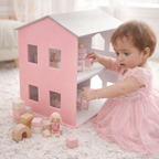 Pink Dream Wooden Dollhouse