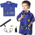 Police Costume Set for Kids 5 Pcs
