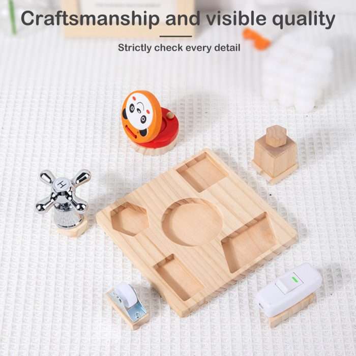 Shape Busy Activity Board | Montessori Fine Motor Skills Learning Toy
