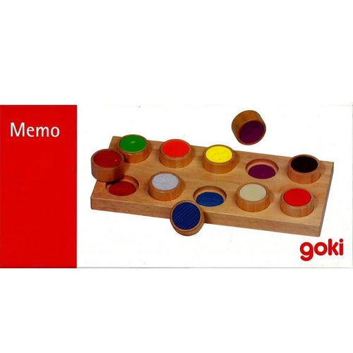 Feel A Pair Memo by Goki | Wooden Memory & Sensory Matching Game for Kids