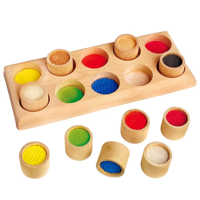 Feel A Pair Memo by Goki | Wooden Memory & Sensory Matching Game for Kids