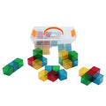 Transparent Colored Cubes Set | Educational STEM Math & Sensory Learning Toy