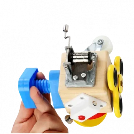 Busy Cube Life Style | Wooden 6-in-1 Fidget Sensory Travel Toy (Ages 3+)