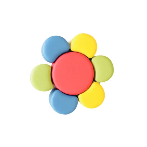 Crescent Leatherite Pouffes & Table Set | Kids Soft Seating Classroom Furniture
