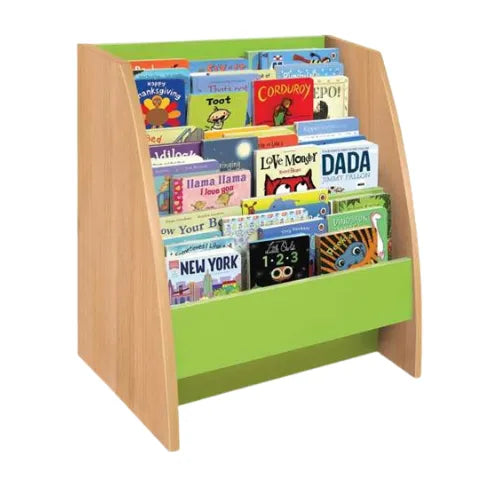 3 Tier Straight Picture Book Shelf | Kids Wooden Reading & Storage Bookcase