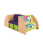 Bela Book Racks & Seating | Kids Wooden Reading Corner Storage Unit