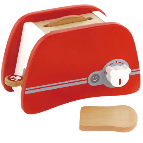 Wooden Toaster Toy | Kids Pretend Play Kitchen Appliance Educational Toy