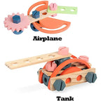 Tool Bench for Kids | Wooden Construction Workbench Pretend Play Toy Set