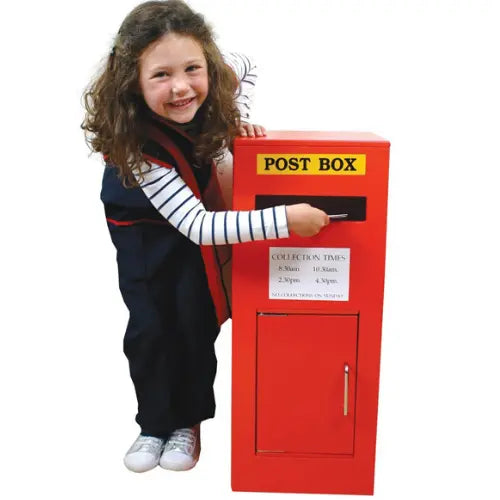 Wooden Post Box for Kids | Role Play Classroom Mail Box Toy