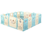 Baby Playpen Fence | Indoor Kids Play Yard in Candy Colors with Cushions