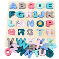 Capital Case Wooden Alphabet Puzzle | Educational ABC Learning Toy for Kids