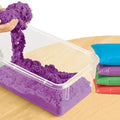 Colored Kinetic Sand Set | Kids Sensory Mold & Play Sand with Tools