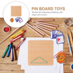 Creative Maths Puzzle Board | Kids Shapes & Fractions Learning Toy