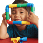 Cylinder & Pipe Manipulative 75 PCS | STEM Building &amp; Fine Motor Skills Toy Set